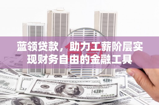 宾县蓝领贷款，助力工薪阶层实现财务自由的金融工具