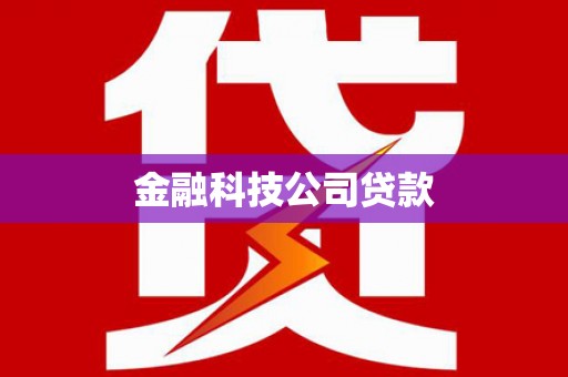 宾县金融科技公司贷款