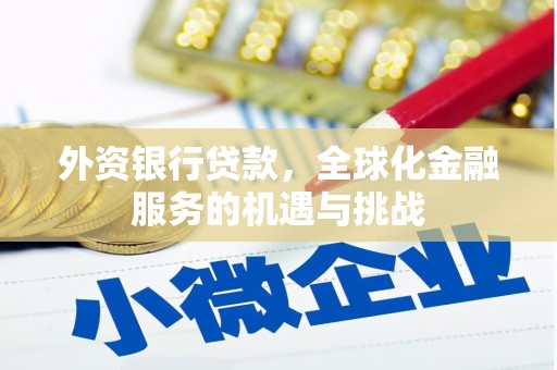 宾县外资银行贷款，全球化金融服务的机遇与挑战